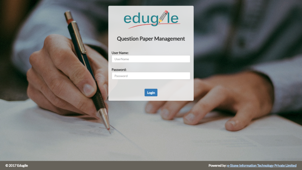 Question Paper Management